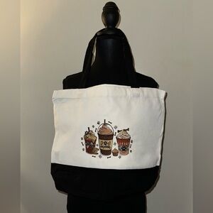 Stylish Black and White Shoulder Bag